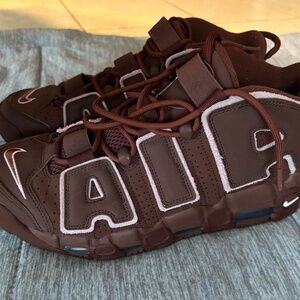 NIKE AIR MORE UPTEMPO 96 SZ 10 Mens Valentines DAY DARK PONY PINK